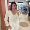 Gilet crochet femme manches longues B.Young| Dream By C