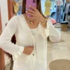 Gilet crochet femme manches longues B.Young| Dream By C