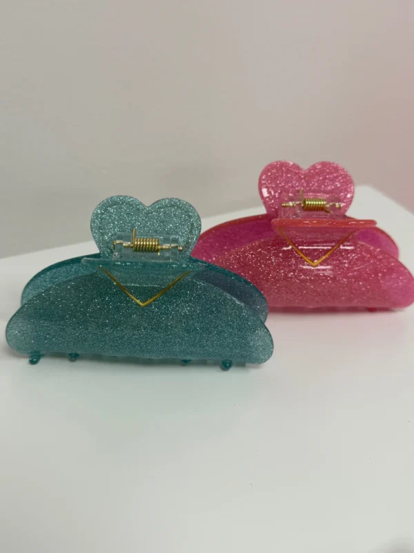 Pince à cheveux coeur à paillettes Casse Couille | Dream By C