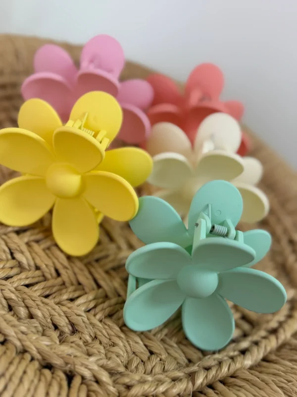 Pince à cheveux fleur pastel Casse Couille Chic | Dream By C