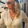 Robe broderie anglaise grande taille longue écrue | Dream By C