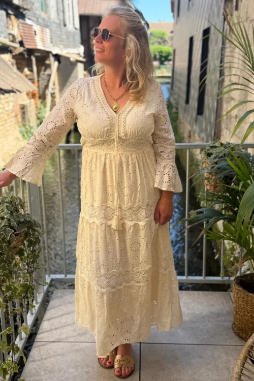 robe-broderie-anglaise-grande-taille-longue-dream Robe broderie anglaise grande taille longue écrue | Dream By C
