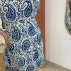Robe courte grande taille cache cœur cachemire | Dream By C