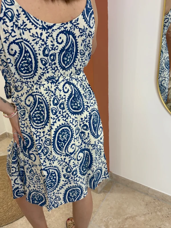 Robe courte grande taille cache cœur cachemire | Dream By C