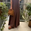 Robe longue col V fluide bretelles – Dream By C