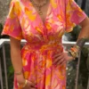 Robe longue colorée femme été rose jaune orange | Dream By C