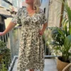 Robe longue grande taille kaki et chocolat | Dream By C
