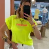 T-shirt ICONIC femme oversize blanc rose jaune fluo | Dream By C