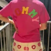 T-shirt MOMMY femme délavé moumoute | Dream By C