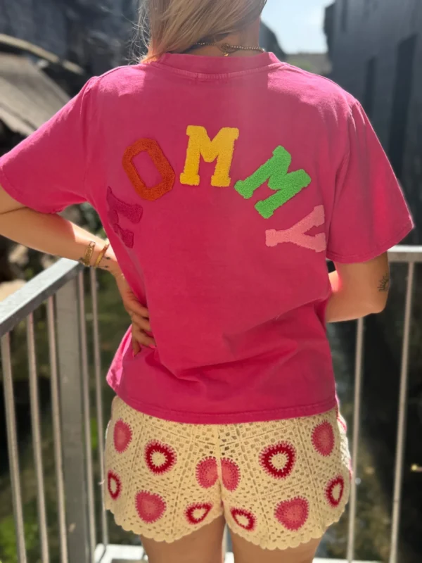 T-shirt MOMMY femme délavé moumoute | Dream By C