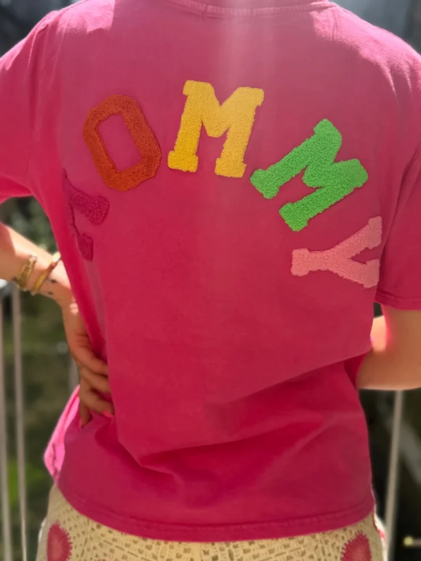 T-shirt MOMMY femme délavé moumoute | Dream By C