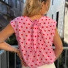 Blouse Sans Manches à Pois - Rose ou Rouge | Dream By C