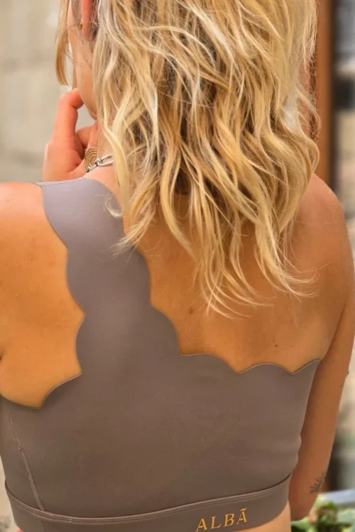 Brassière asymétrique festonnée ALBA | Dream By C