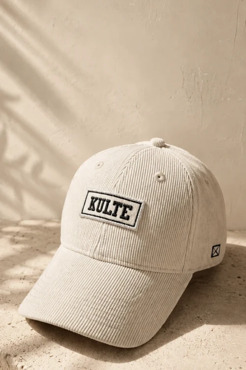 casquettes-kulte-velours-cotelee-beige Casquette Kulte velours côtelé 4 coloris | Dream By C