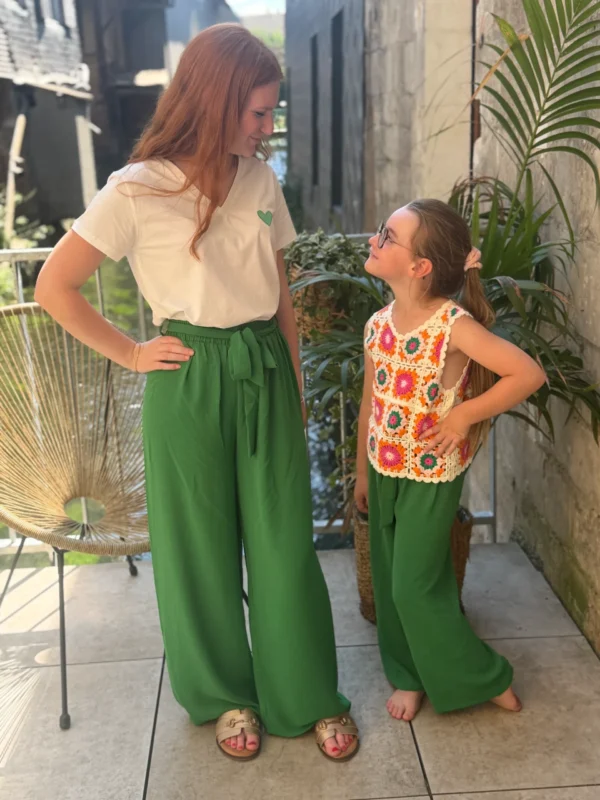 Débardeur crochet rosace enfant multicolore | Dream By C