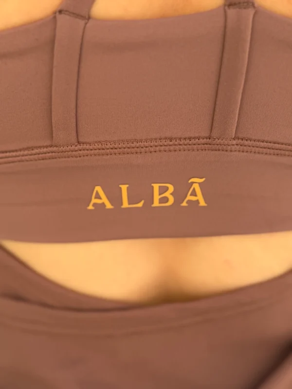 Débardeur double bretelles chocolat ALBA | Dream By C