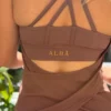 Débardeur double bretelles chocolat ALBA | Dream By C