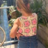 Débardeur crochet fleuri enfant été | Dream By C