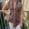 Foulard satiné rectangle femme 90x180 | Dream By C