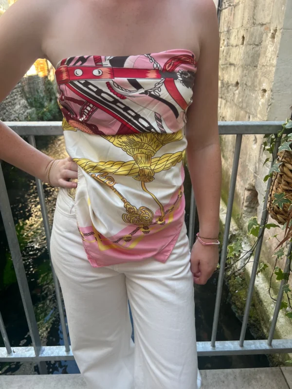 Foulard satiné rectangle femme 90x180 | Dream By C