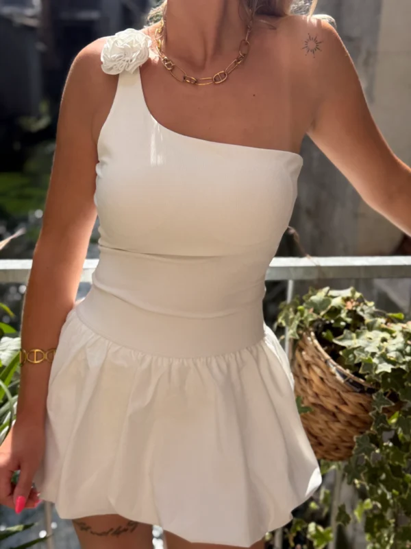 Jupe short ALBA noir blanc Spring | Dream By C