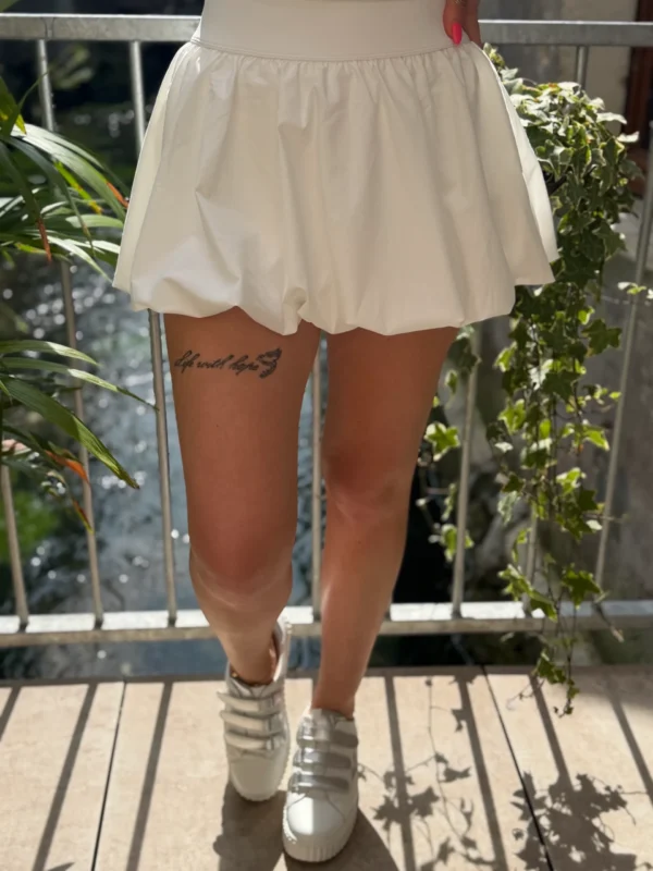 Jupe short ALBA noir blanc Spring | Dream By C