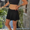Jupe short festonnée femme ALBA | Dream By C