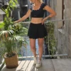 Jupe short festonnée femme ALBA | Dream By C