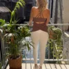 Legging gainant blanc femme ALBA | Dream By C