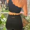 Legging taille haute festonné ALBA | Dream By C