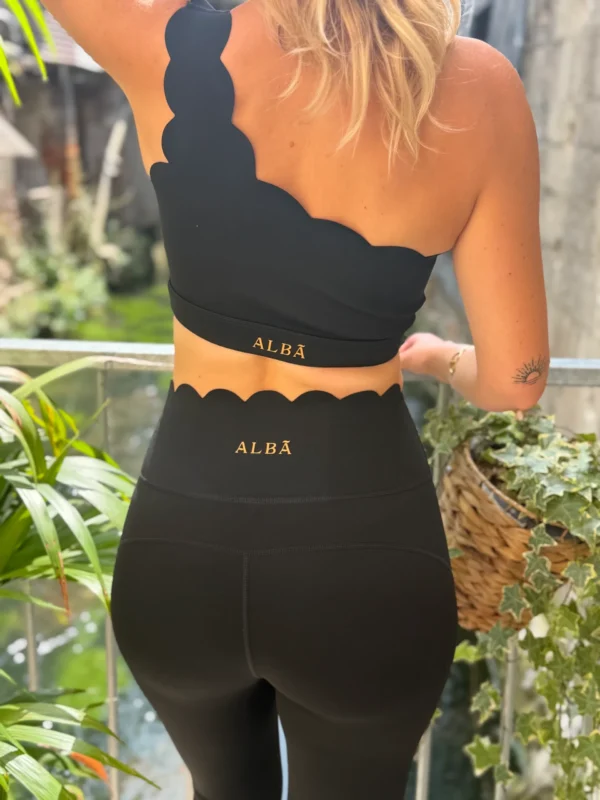Legging taille haute festonné ALBA | Dream By C