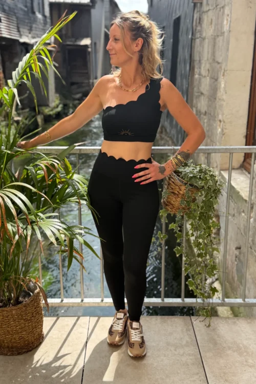 leggings-alba-serinity-festonnes-noir- Legging taille haute festonné ALBA | Dream By C