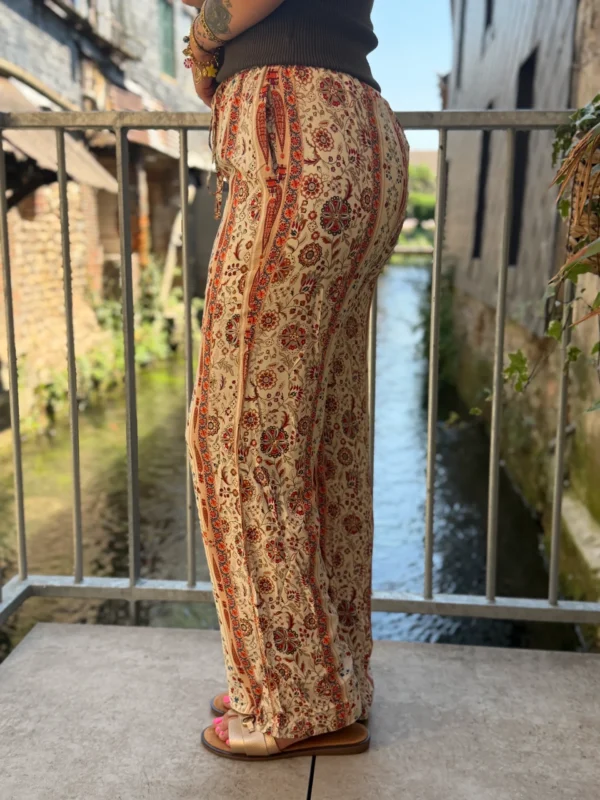 Pantalon Fluide Terracotta - Bohème Beige | Dream By C
