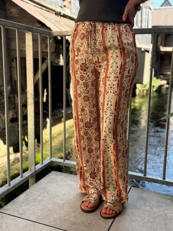 Pantalon Fluide Terracotta - Bohème Beige | Dream By C
