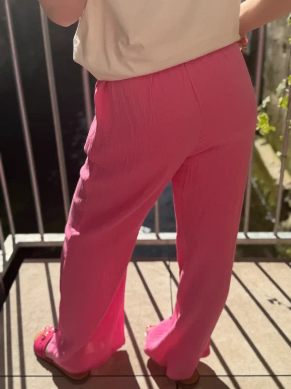 pantalon gaze coton rosePantalon Gaze Coton Rose | Dream By C