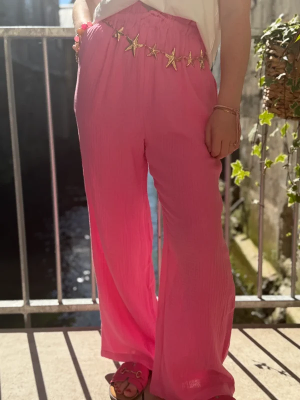 pantalon gaze coton rosePantalon Gaze Coton Rose | Dream By C