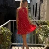 Robe Rouge Pois Blancs - Esprit Parisien | Dream By C