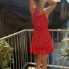 Robe Rouge Pois Blancs - Esprit Parisien | Dream By C