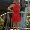 Robe Rouge Pois Blancs - Esprit Parisien | Dream By C