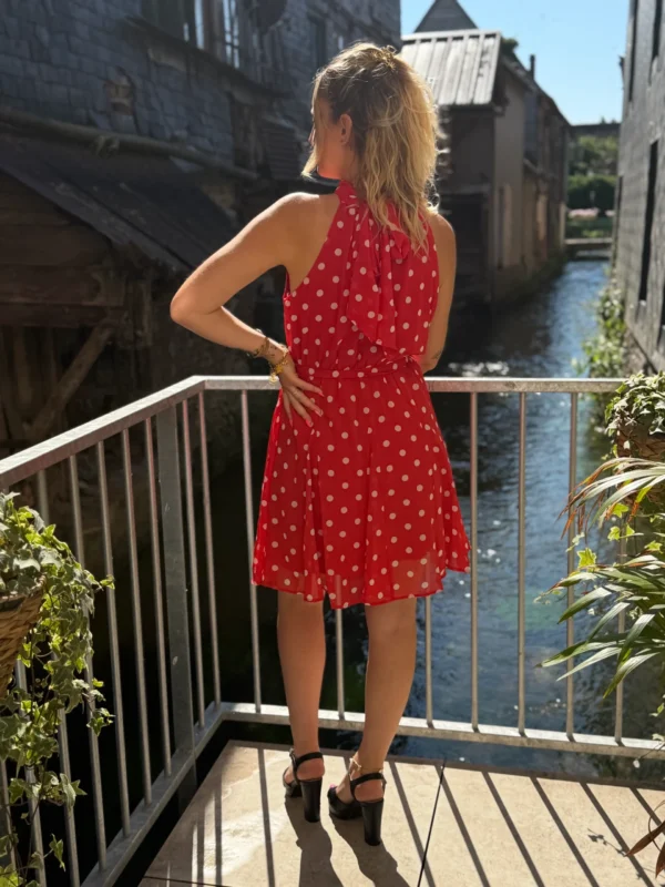 Robe Rouge Pois Blancs - Esprit Parisien | Dream By C