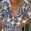 Robe longue blanche bleue femme | Dream By C