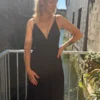Robe Noire Broderie Anglaise - Longue Coton | Dream By C