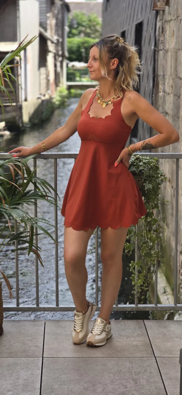 Robe brassière short intégrés ALBA | Dream By C