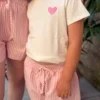 Short rayé enfant palmier doré matchy matchy | Dream By C