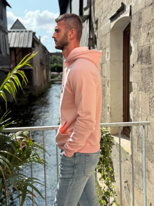 Sweat Kulte mixte rose pâle capuche | Dream By C