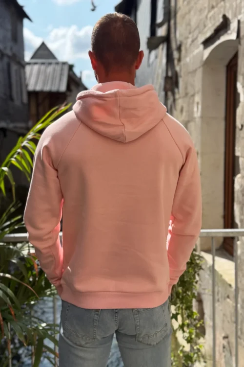 Sweat Kulte mixte rose pâle capuche | Dream By C