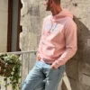 Sweat Kulte mixte rose pâle capuche | Dream By C