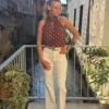 Top Chocolat Pois Blancs - Chic & Tendance | Dream By C