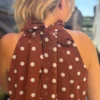 Top Chocolat Pois Blancs - Chic & Tendance | Dream By C