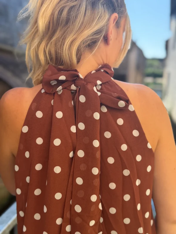 Top Chocolat Pois Blancs - Chic & Tendance | Dream By C